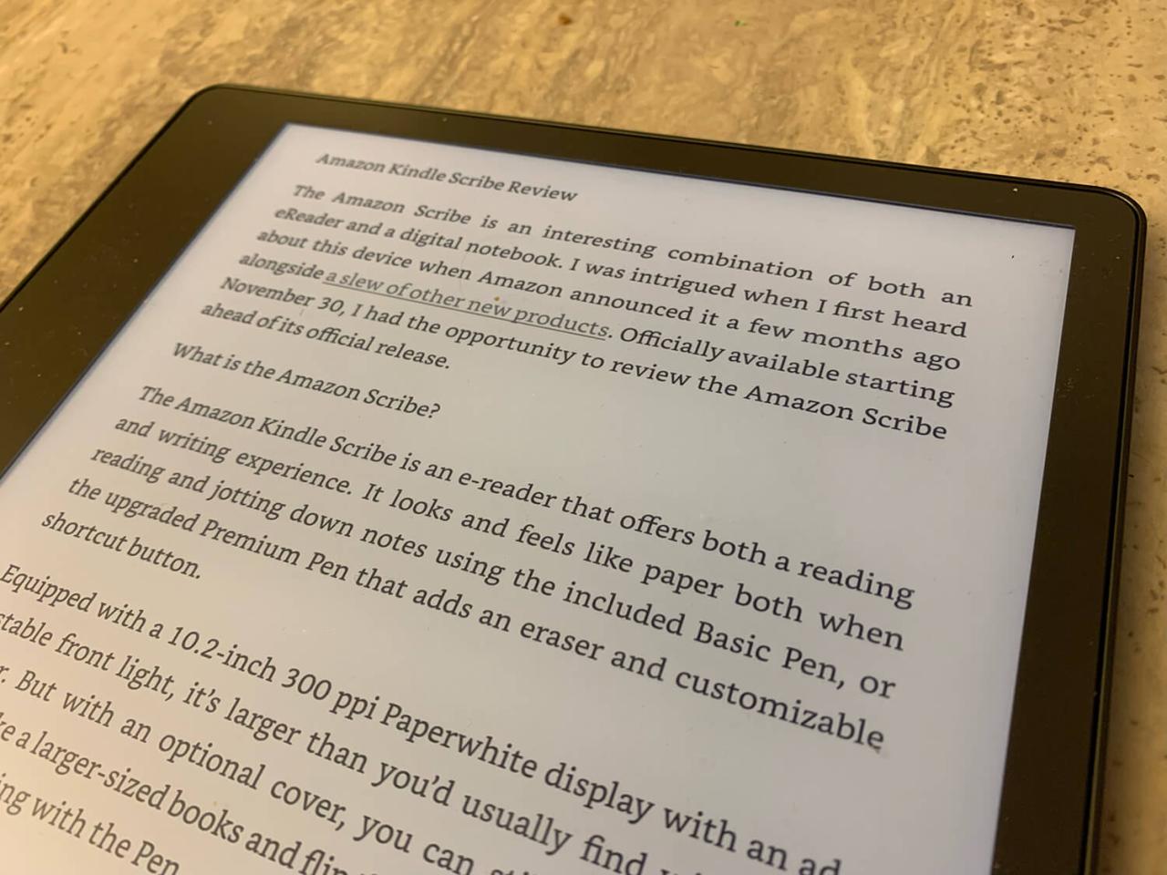 Amazon Kindle Scribe Review Reading And Writing Redefined